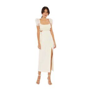 NWT Likley Taliah White Gown Midi Dress
